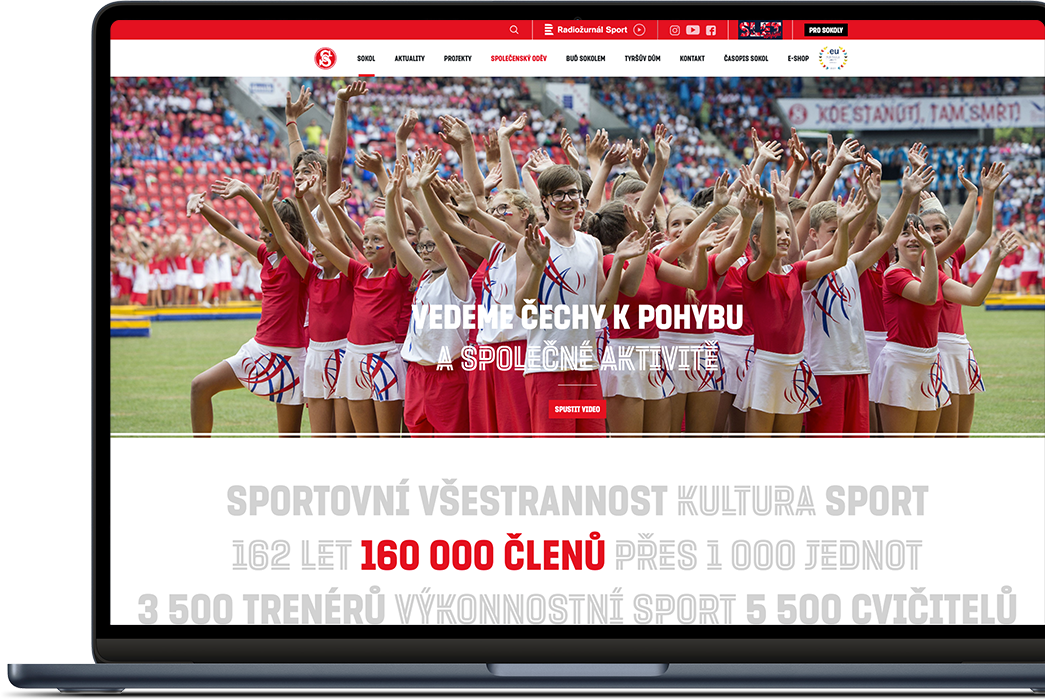 Web Česká obec sokolská